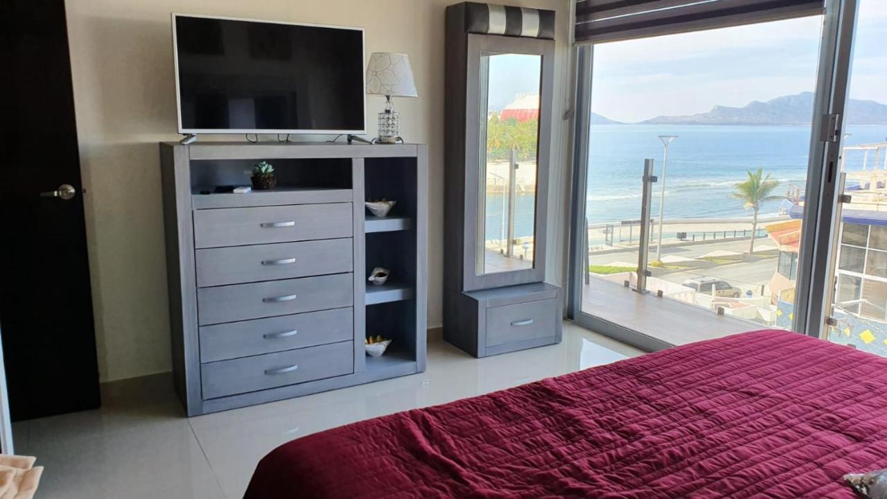 Departamento en malecon Portico Beach Mazatlán Exterior foto